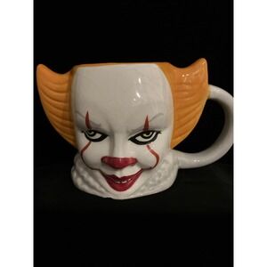 Silver Buffalo IT Pennywise 20 oz Ceramic 3D Horror Stephen King Halloween Mug